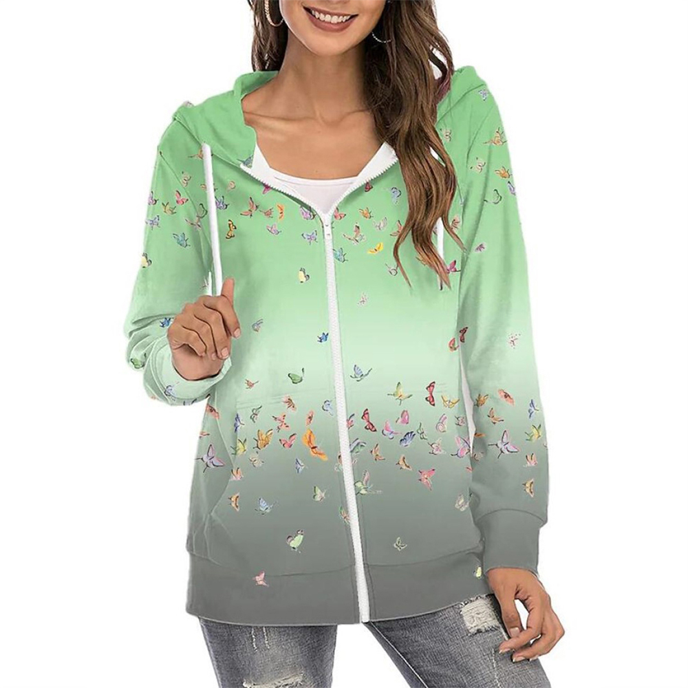 Macymars™ Women's Hooded Coats Fall And Winter Casual Print Padded Jacket