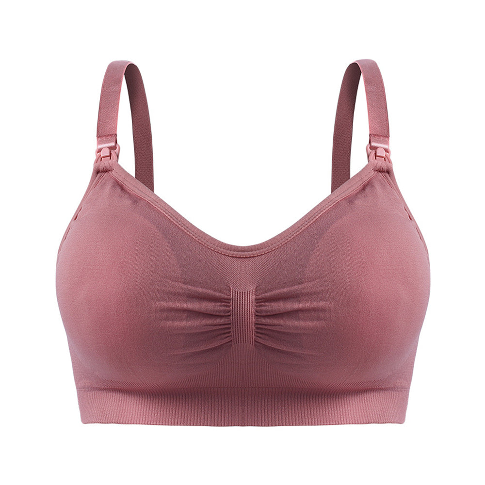 Macymars™ Wireless Front Buckle Seamless Large Size Bra