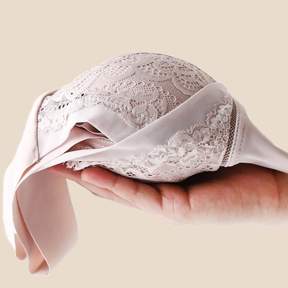 Macymars™ Lace Crossover Seamless One Piece Bra