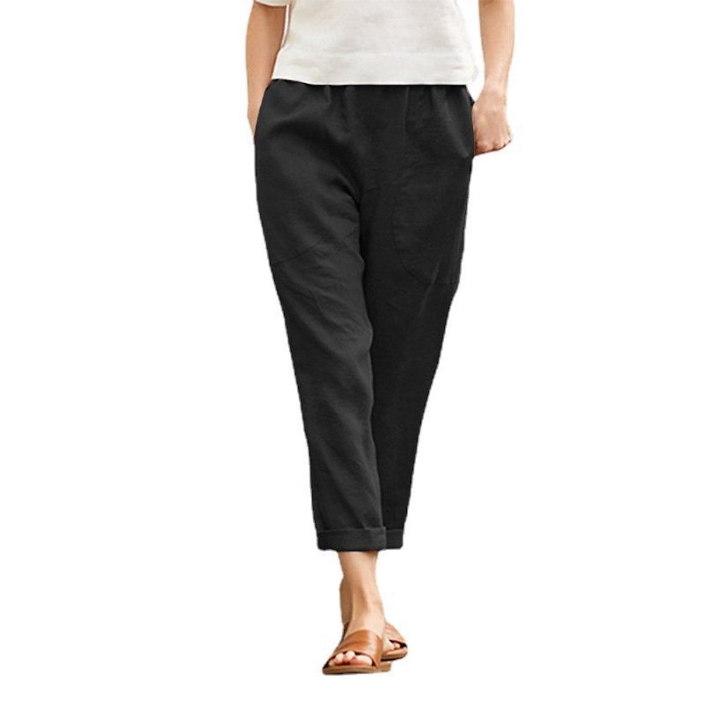 Macymars™ Women's Loose Solid Cotton Linen Pants