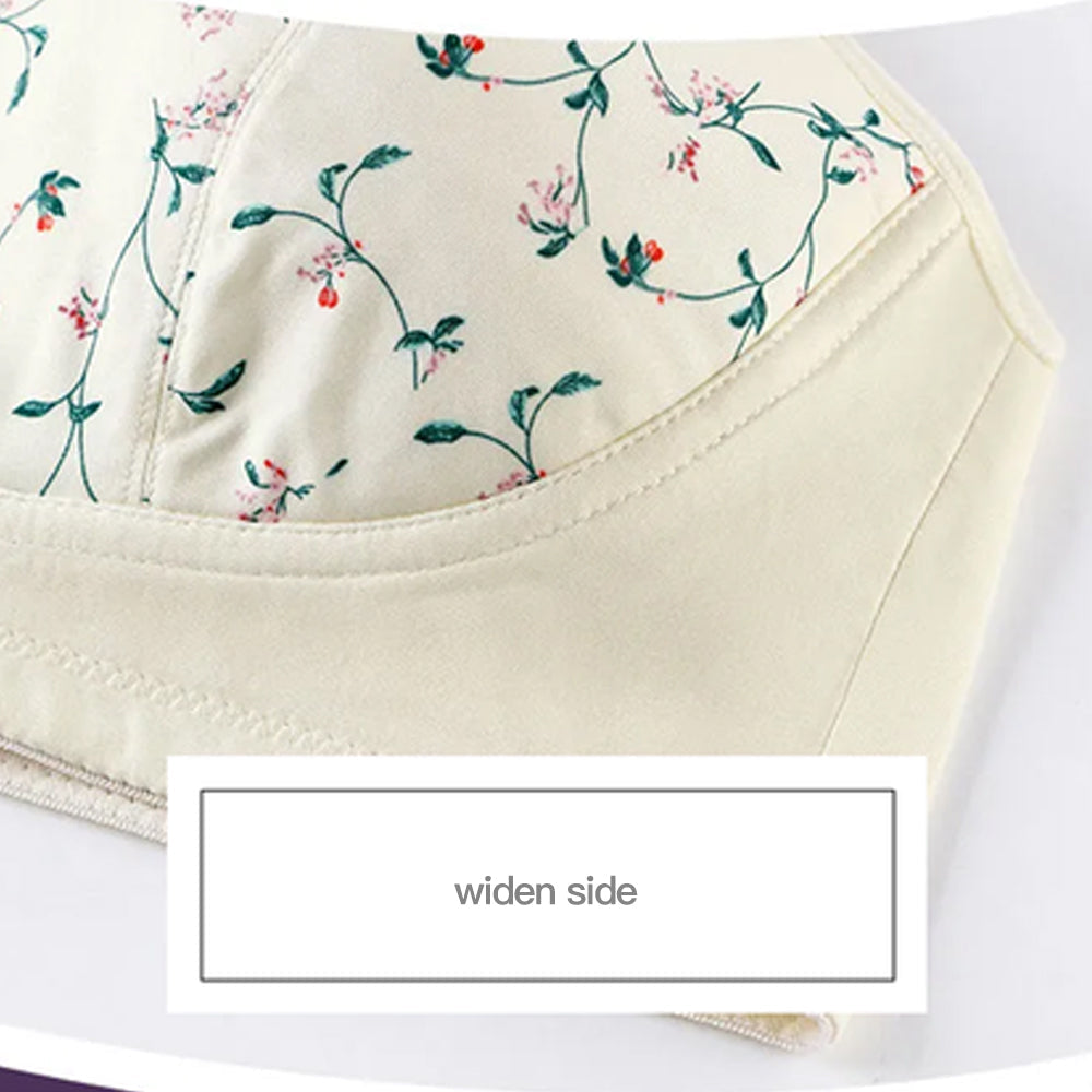 Macymars™ Front Breathable Button Printed Bra