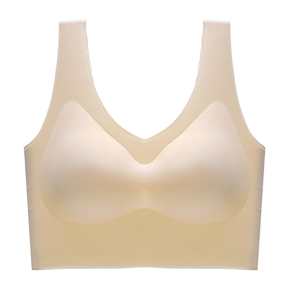 Macymars™ Large size seamless non-wired latex bra