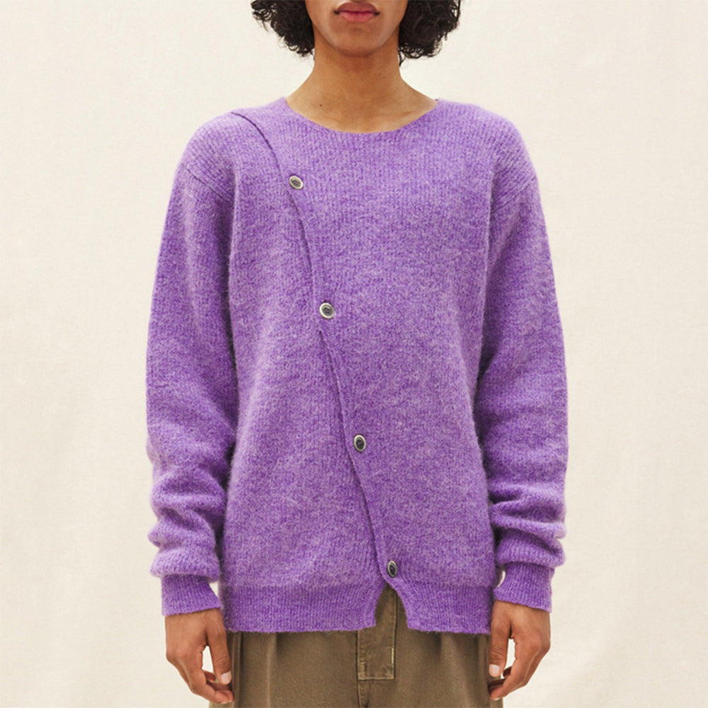 Macymars™ Men's Diagonal Button Sweater