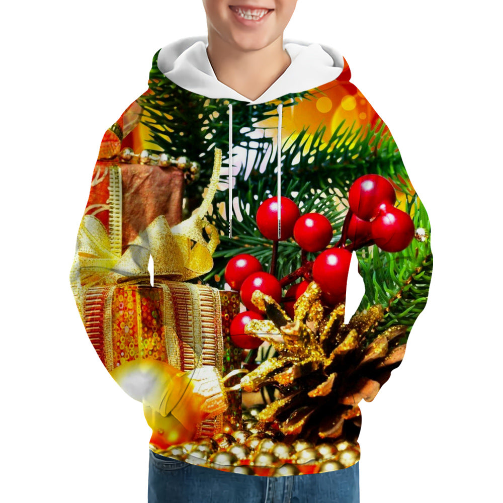 Macymars™ Christmas 3D print hooded sweatshirt