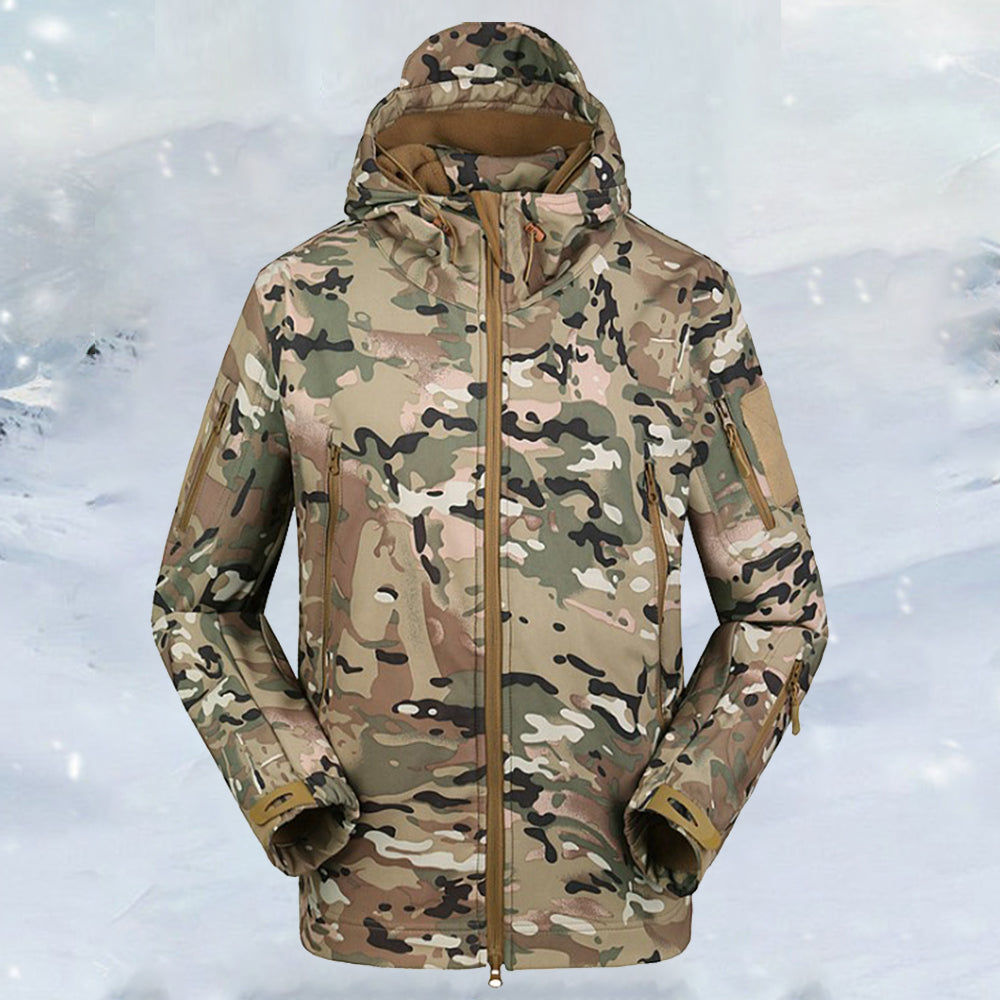 Macymars™ Men's Tactical Hooded Softshell Military Jacket Coat