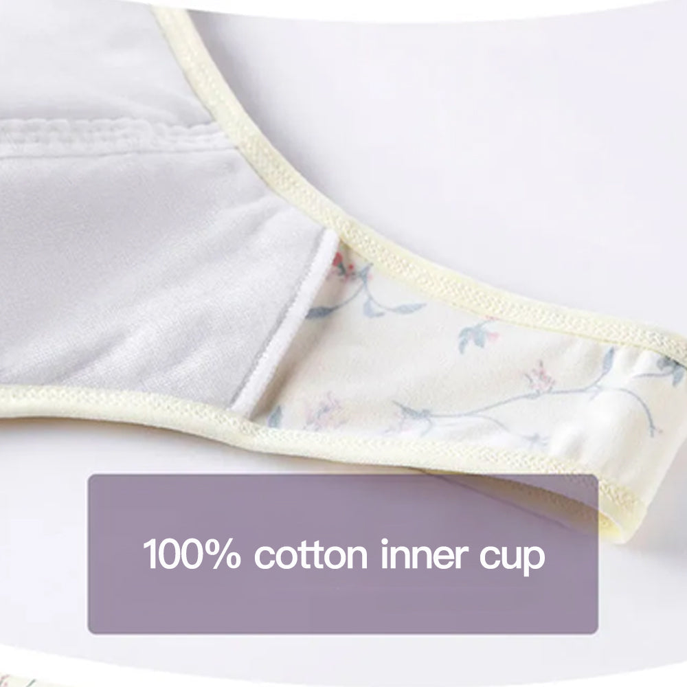 Macymars™ Front Breathable Button Printed Bra