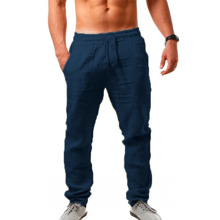 Macymars™ Men's Casual Drawstring Loose Cotton Linen Pants