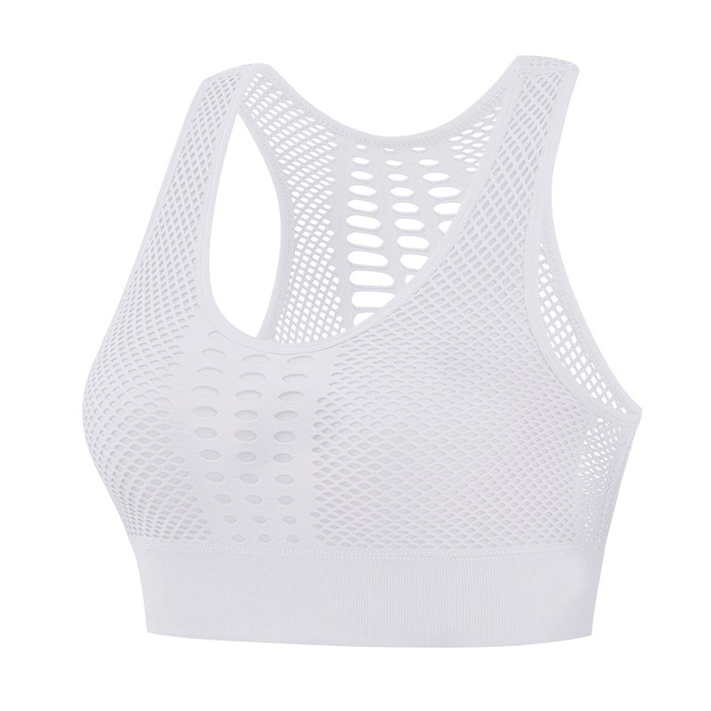 Macymars™ Cutout Mesh Tank Top Sports Bra