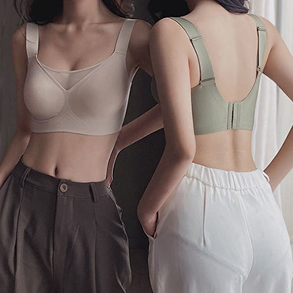 Macymars™ Big Chest Shows Small No Trace Thin Section Wide Shoulder Strap Bra