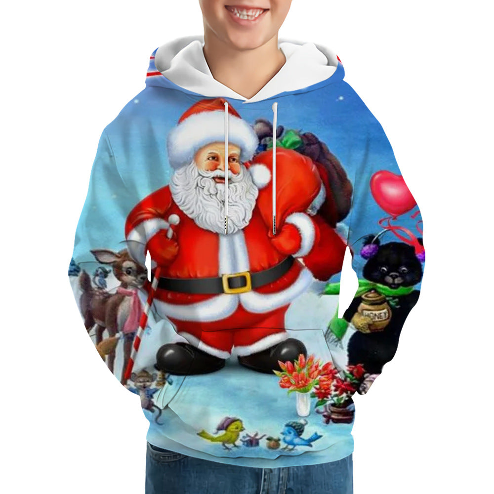 Macymars™ Christmas 3D print hooded sweatshirt