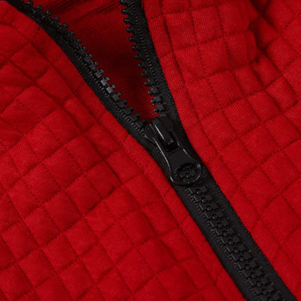 Macymars™ Men's Stand Collar Zip Sweatshirt Baseball Jacket