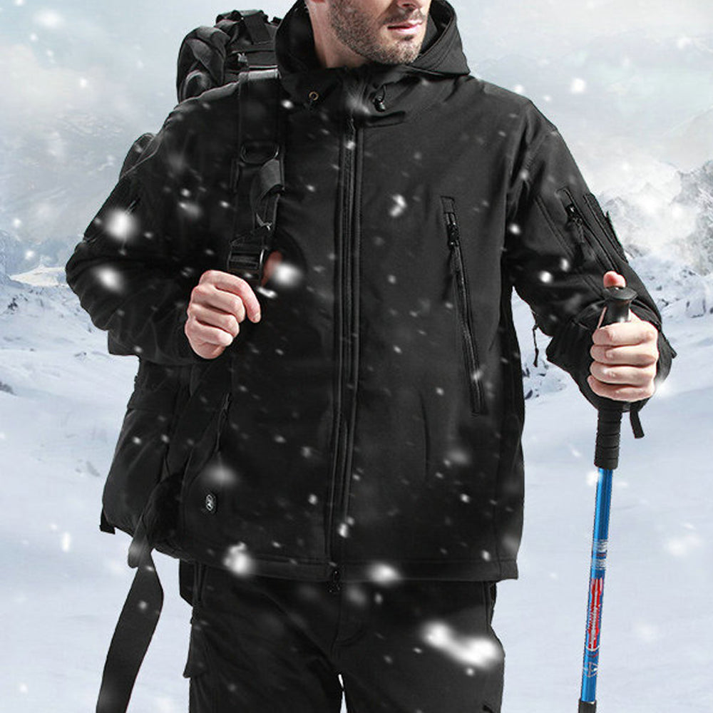 Macymars™ Men's Tactical Hooded Softshell Military Jacket Coat