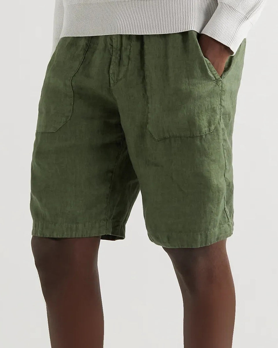 Macymars™ Men's Linen Straight Shorts