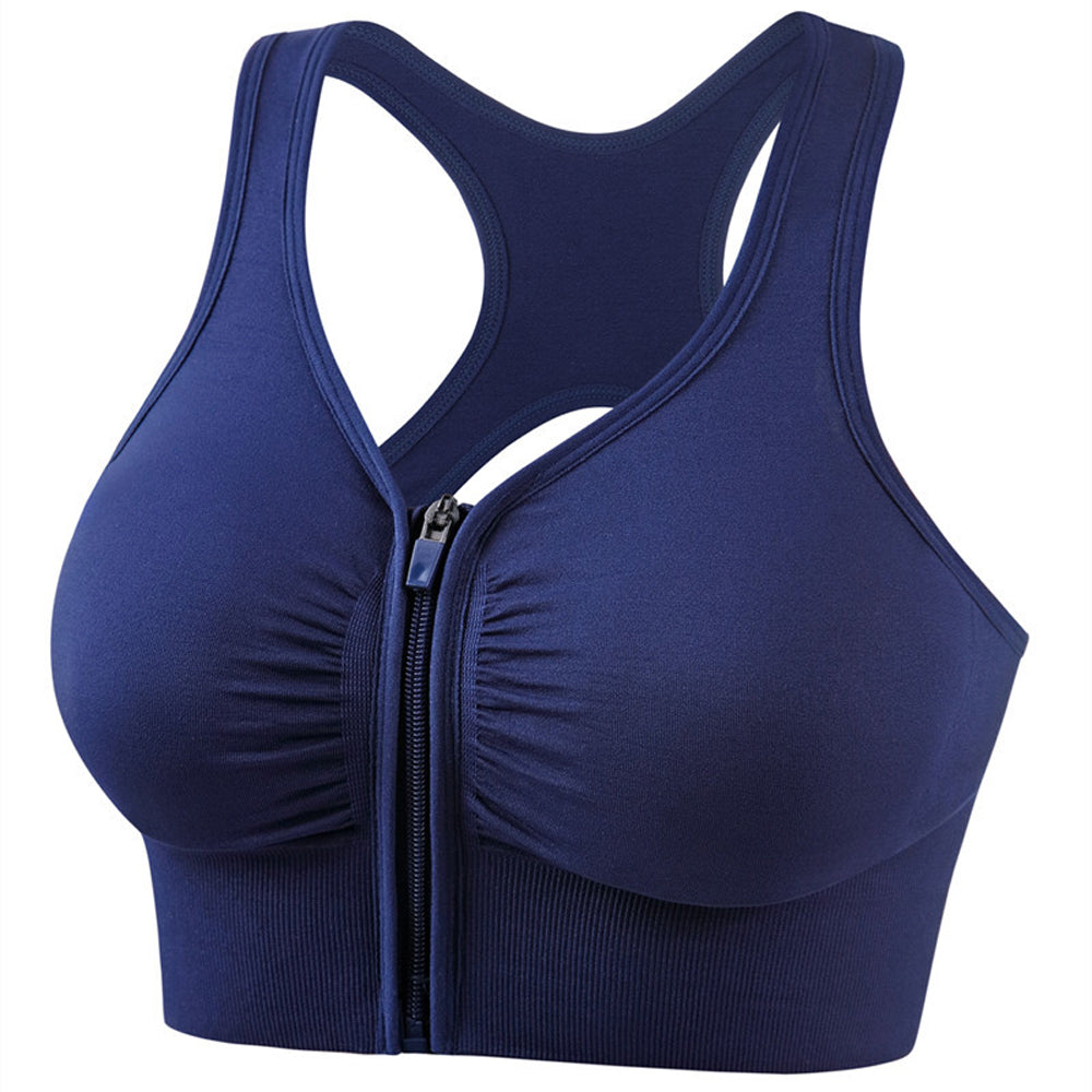 Macymars™ Yoga Beauty Back Zip Sports Bra