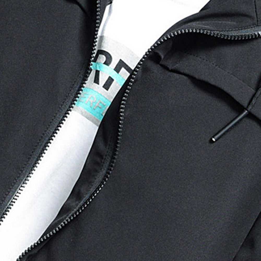 Macymars™ Men's Striped Hooded Sports Jacket