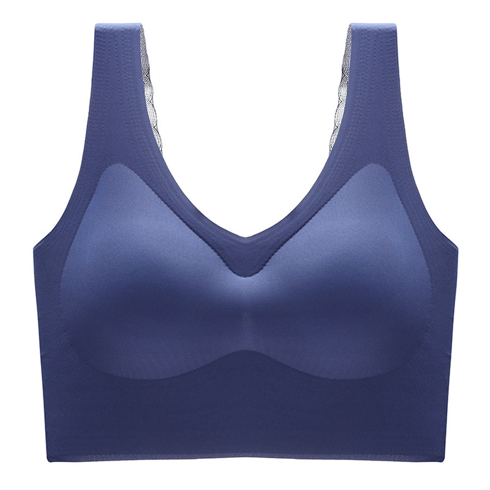 Macymars™ Large size seamless non-wired latex bra