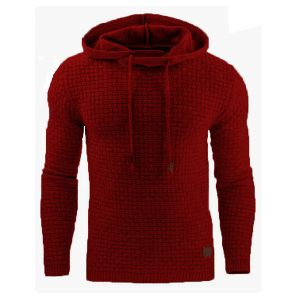 Macymars™ Men's Jacquard Long Sleeve Hoodie