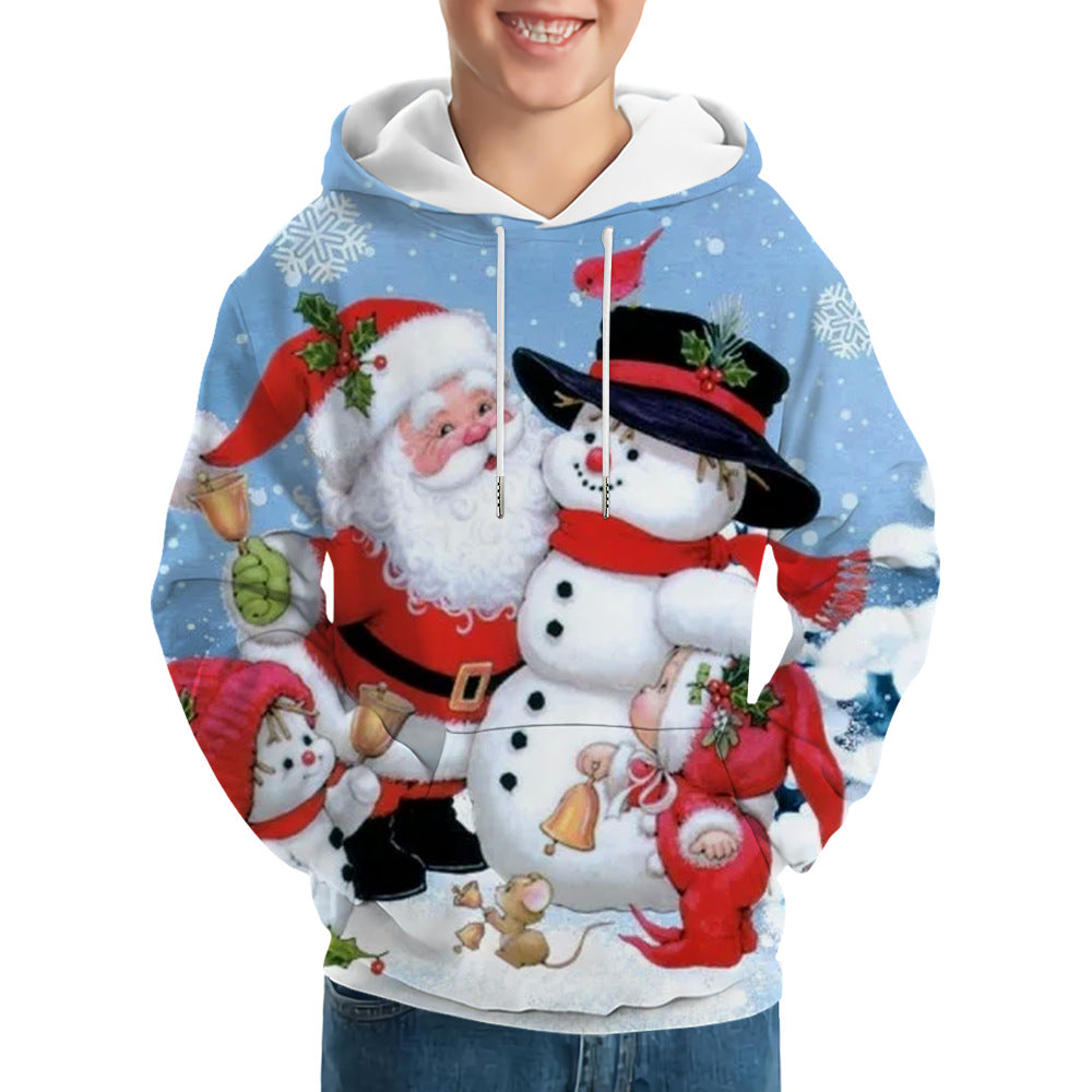 Macymars™ Christmas 3D print hooded sweatshirt
