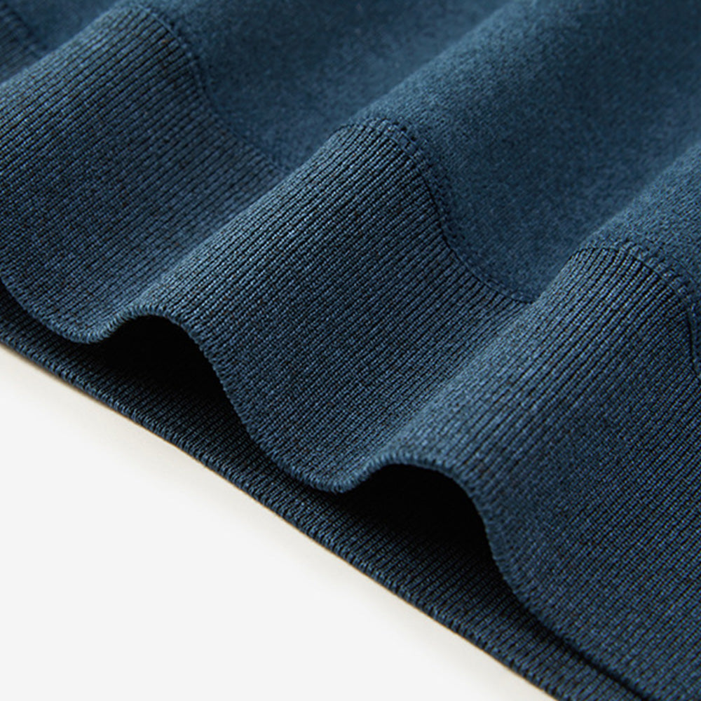 Macymars™ Men's Knitted Fake Two-Piece Bottoming Shirt Sweater