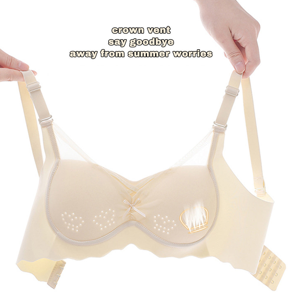 Macymars™ Women's Seamless Ultra Thin Mesh Breathable Push Up Bra