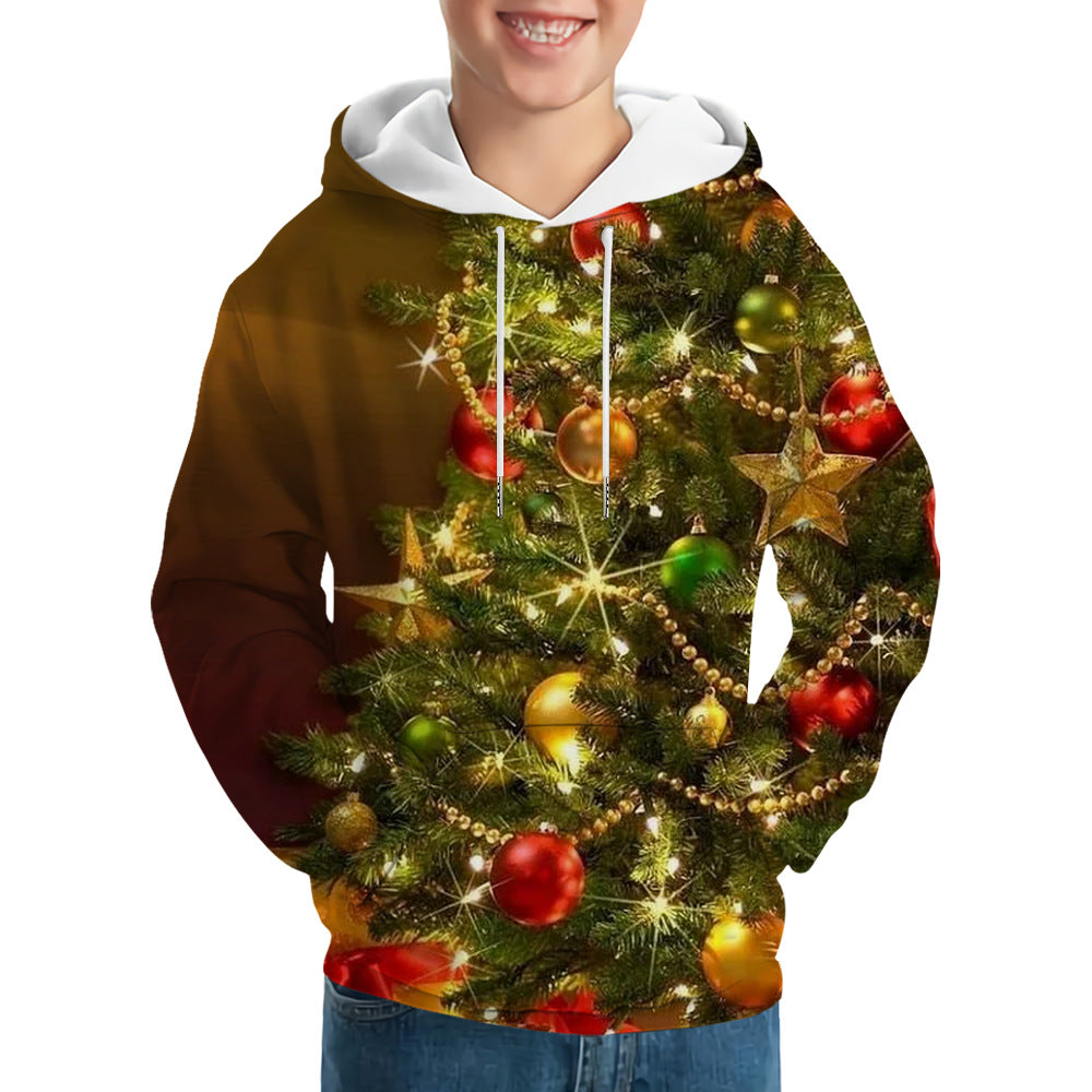 Macymars™ Christmas 3D print hooded sweatshirt