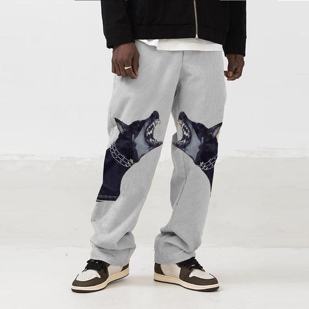 Macymars™ Men's Casual Dog Print Loose Pants