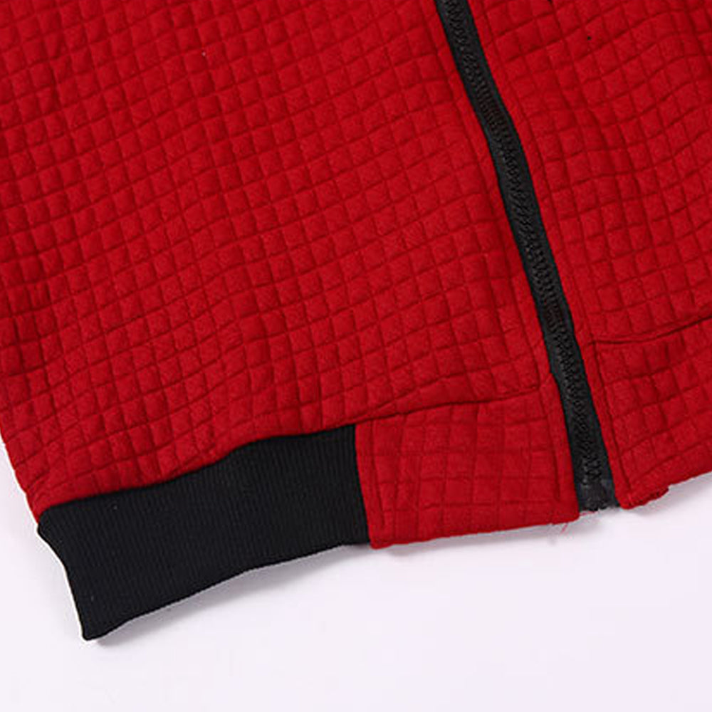 Macymars™ Men's Stand Collar Zip Sweatshirt Baseball Jacket