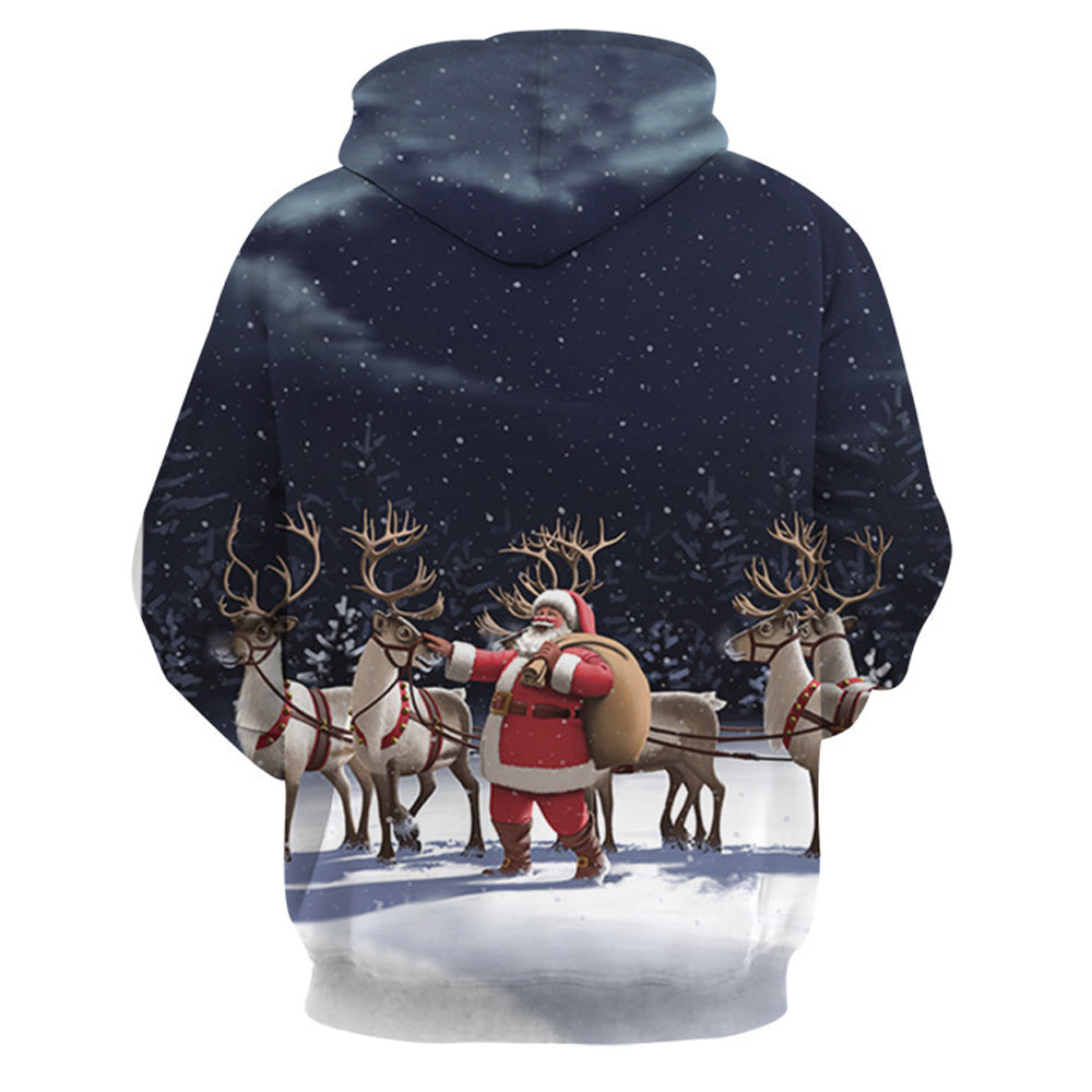 Macymars™ Men's 3D Christmas Print Hoodie