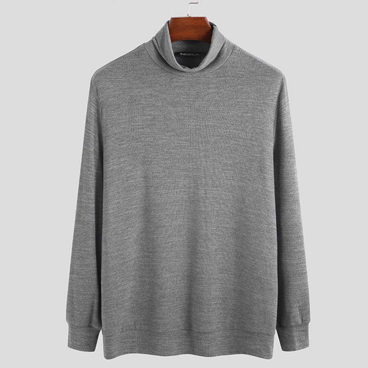 Macymars™ Men's Long Sleeve Turtleneck Sweater Plus Size Knitted Bottoming Shirt