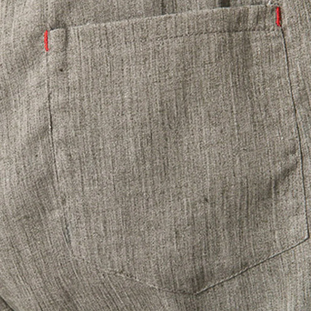 Macymars™ Solid Color Pocket Side Leggings Casual Cotton Linen Pants