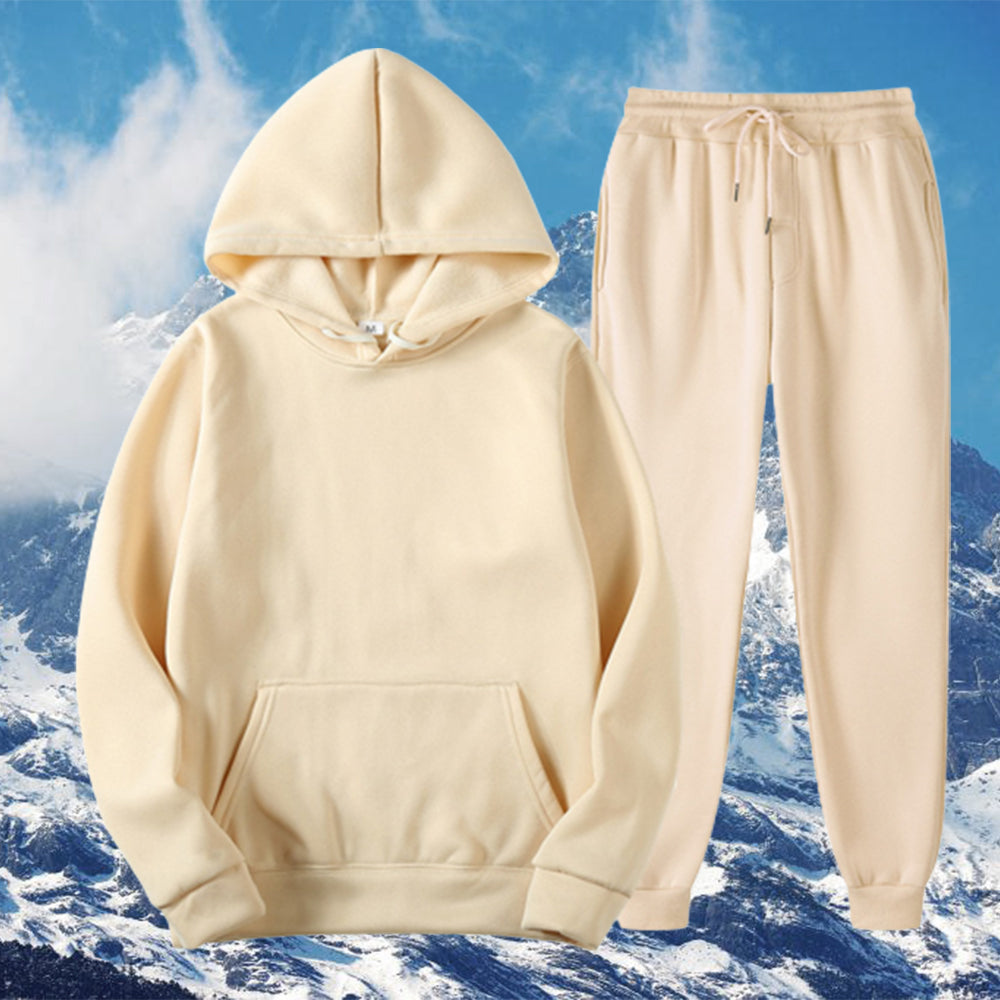 Macymars™ Men's Thick Sweater Trousers Sports Two Piece Set