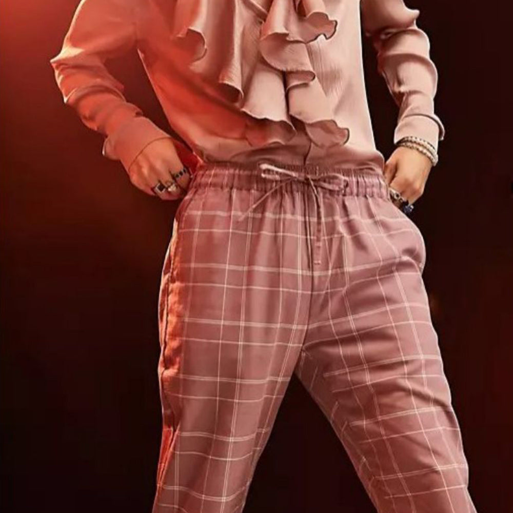 Macymars™ Men's Plaid Straight Leg Chinos