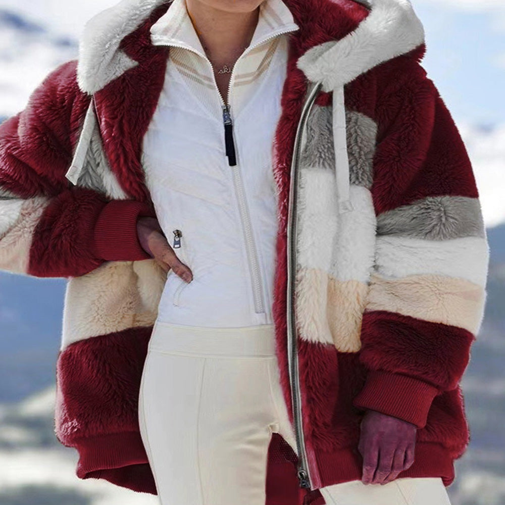 Macymars™ Women's Winter Hooded Thicken Fleece Jacket Coat