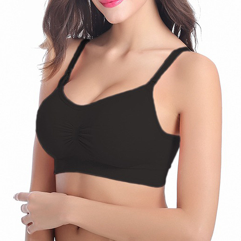 Macymars™ Wireless Front Buckle Seamless Large Size Bra