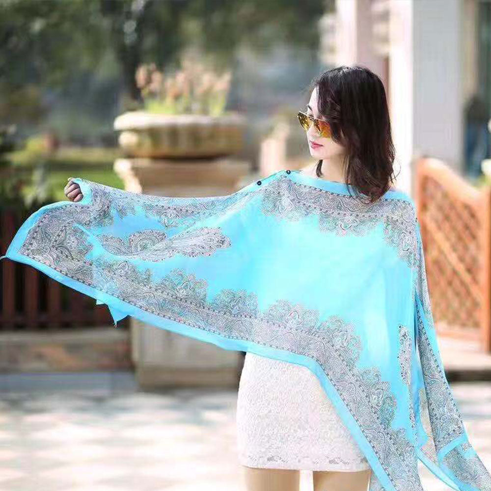 Macymars™ Versatile Sun Protection Chiffon Shawl