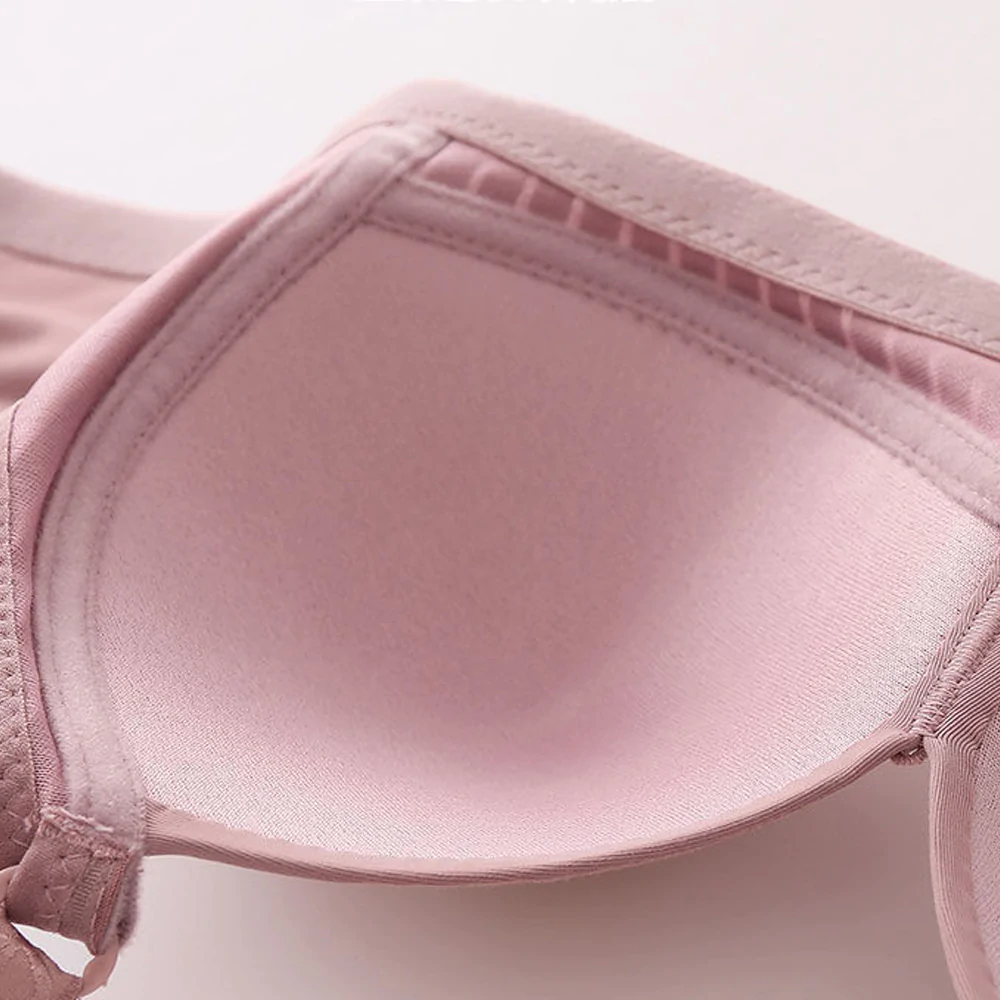 Macymars™ No-magnetic Embroidered No-wire Ring Plus Size Bra