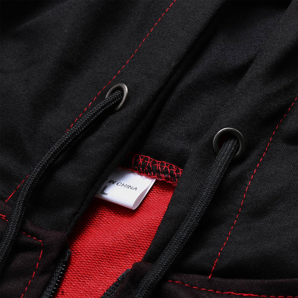 Macymars™ Men's Gradient Print Hooded Zip Sweatshirt Jacket