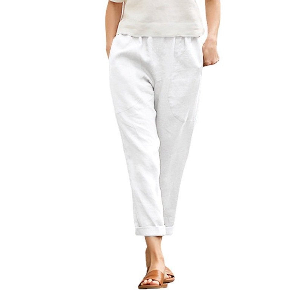Macymars™ Women's Loose Solid Cotton Linen Pants