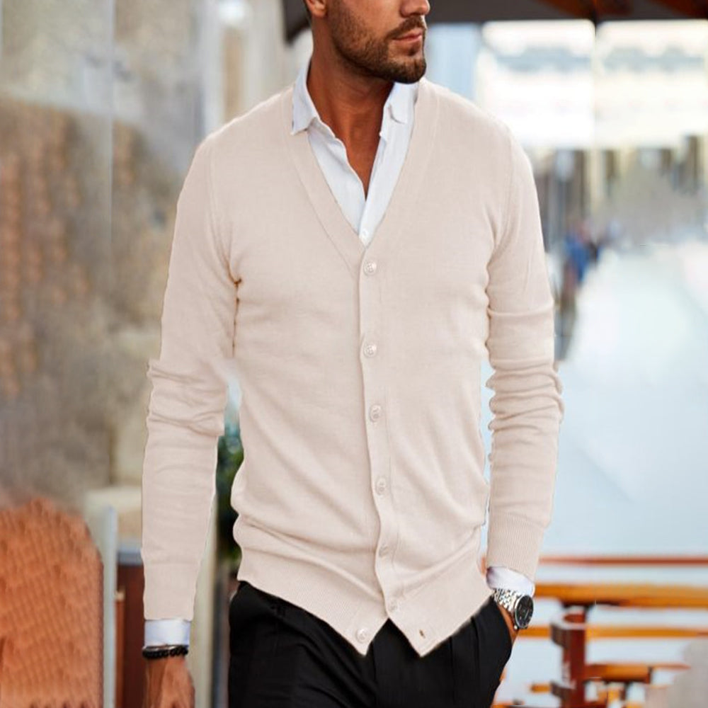 Macymars™ Men's Knitted Button Sweater Cardigan Jacket