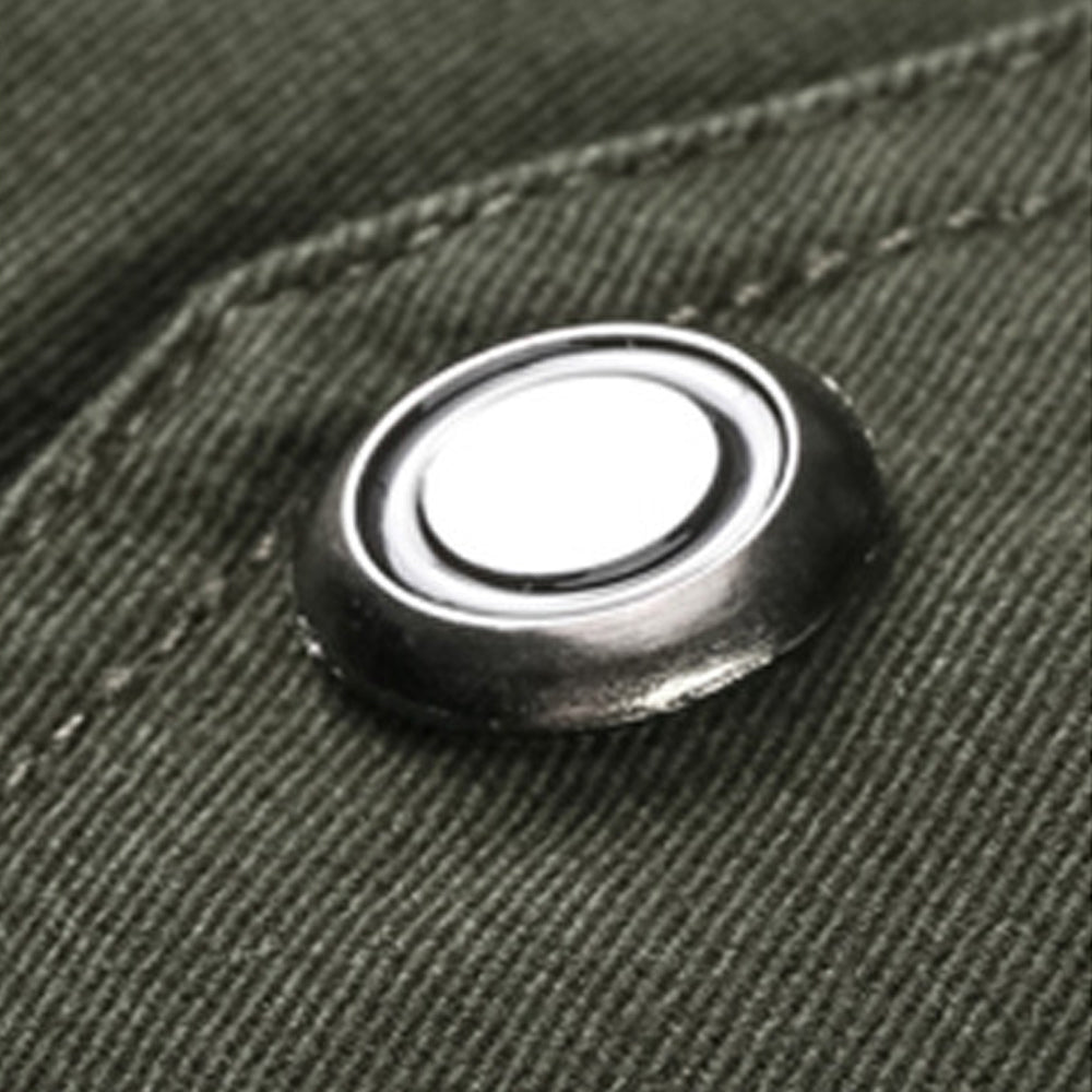 Macymars™ Men's Solid Zip Pocket Stand Collar Jacket