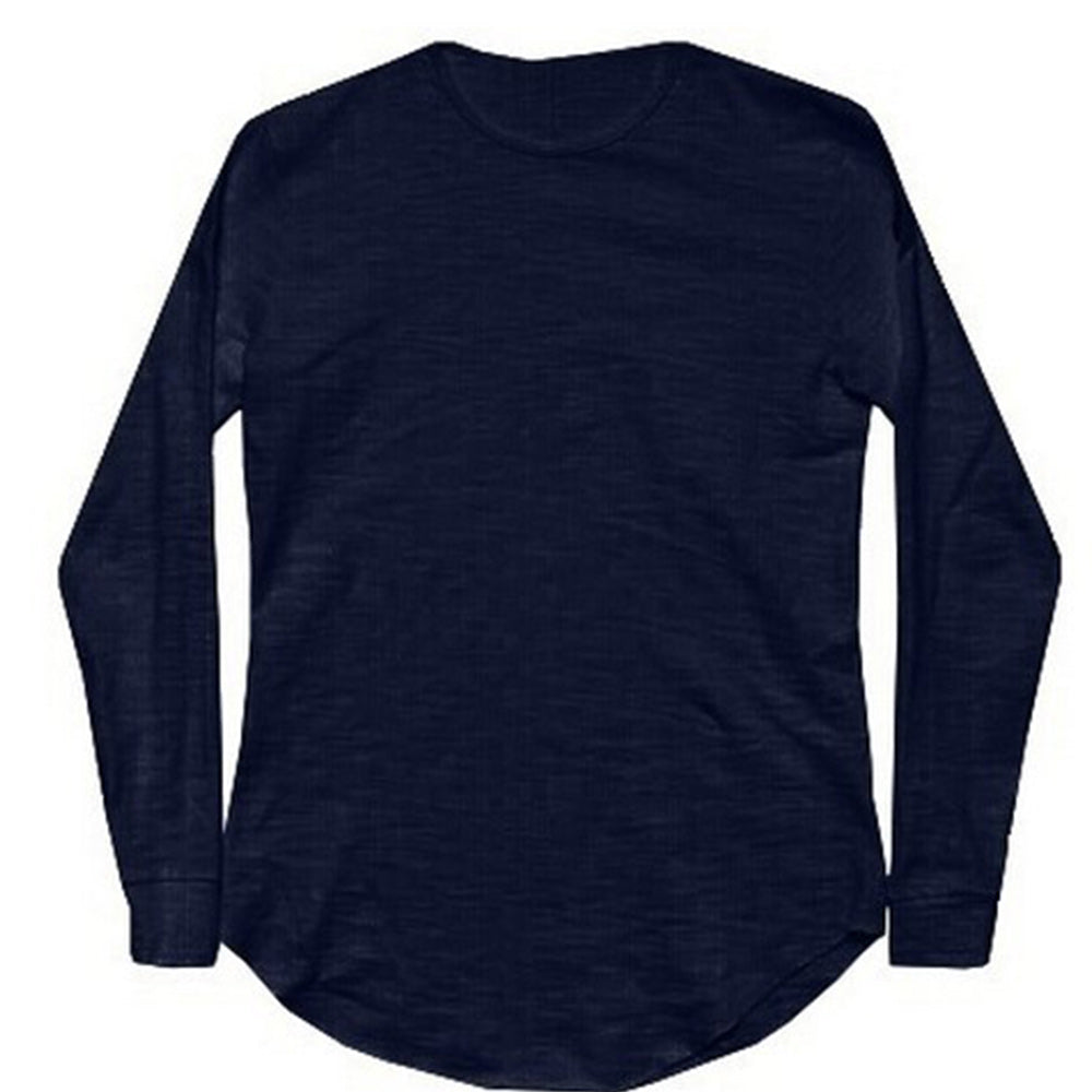 Macymars™ Men Solid Color Basic Spring Autumn Long Sleeve T-shirt