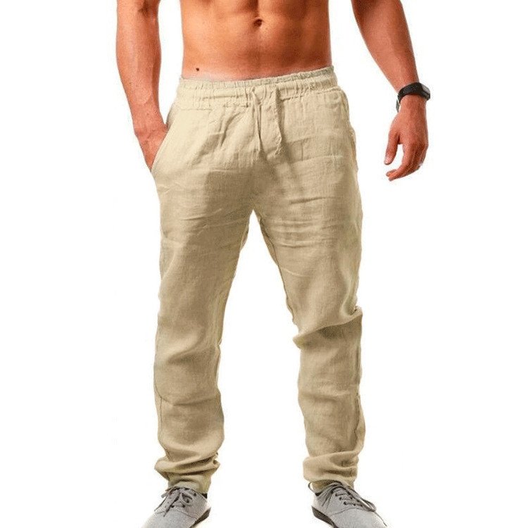 Macymars™ Men's Casual Drawstring Loose Cotton Linen Pants