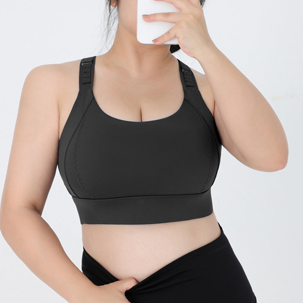 Macymars™ Adjustable Shoulder Straps Shockproof Sports Bra