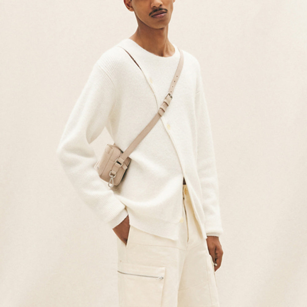 Macymars™ Men's Diagonal Button Sweater