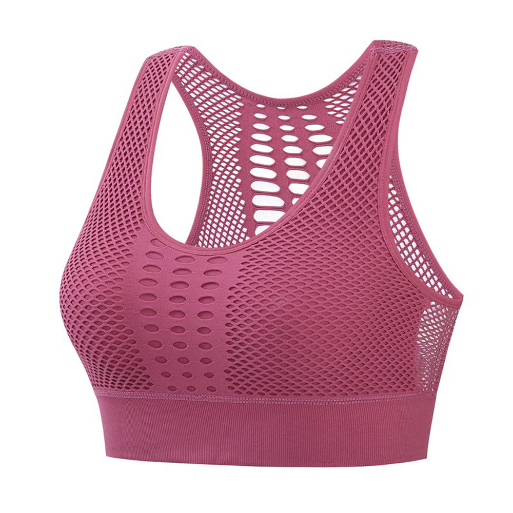 Macymars™ Cutout Mesh Tank Top Sports Bra