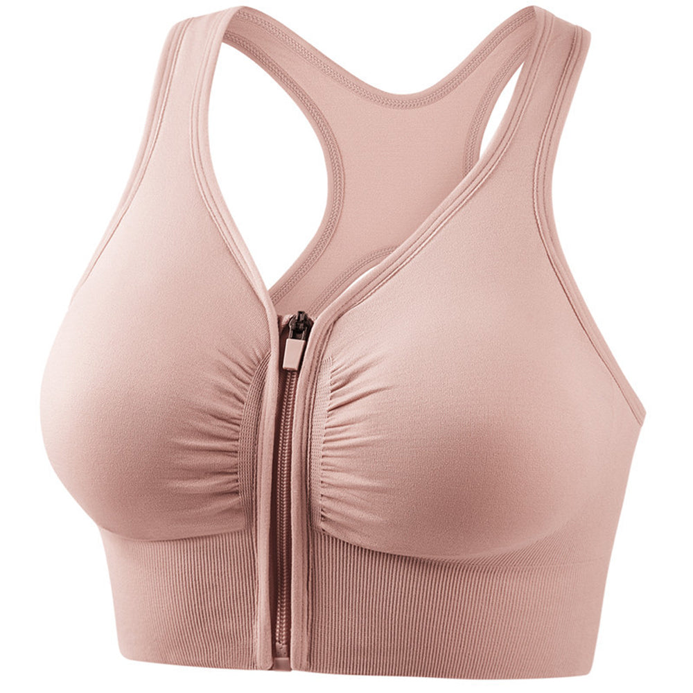 Macymars™ Yoga Beauty Back Zip Sports Bra