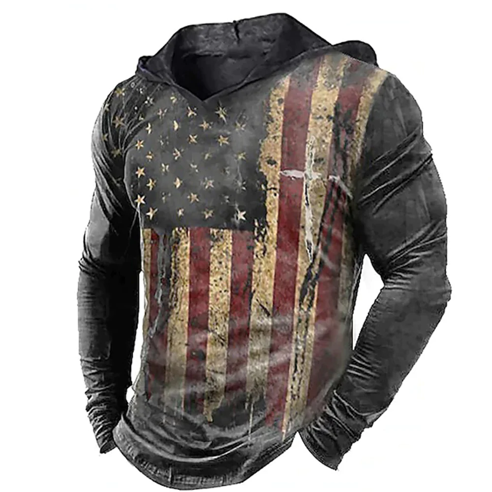 Macymars™ Men's Vintage V-Neck Long Sleeve Hoodie 2022 New