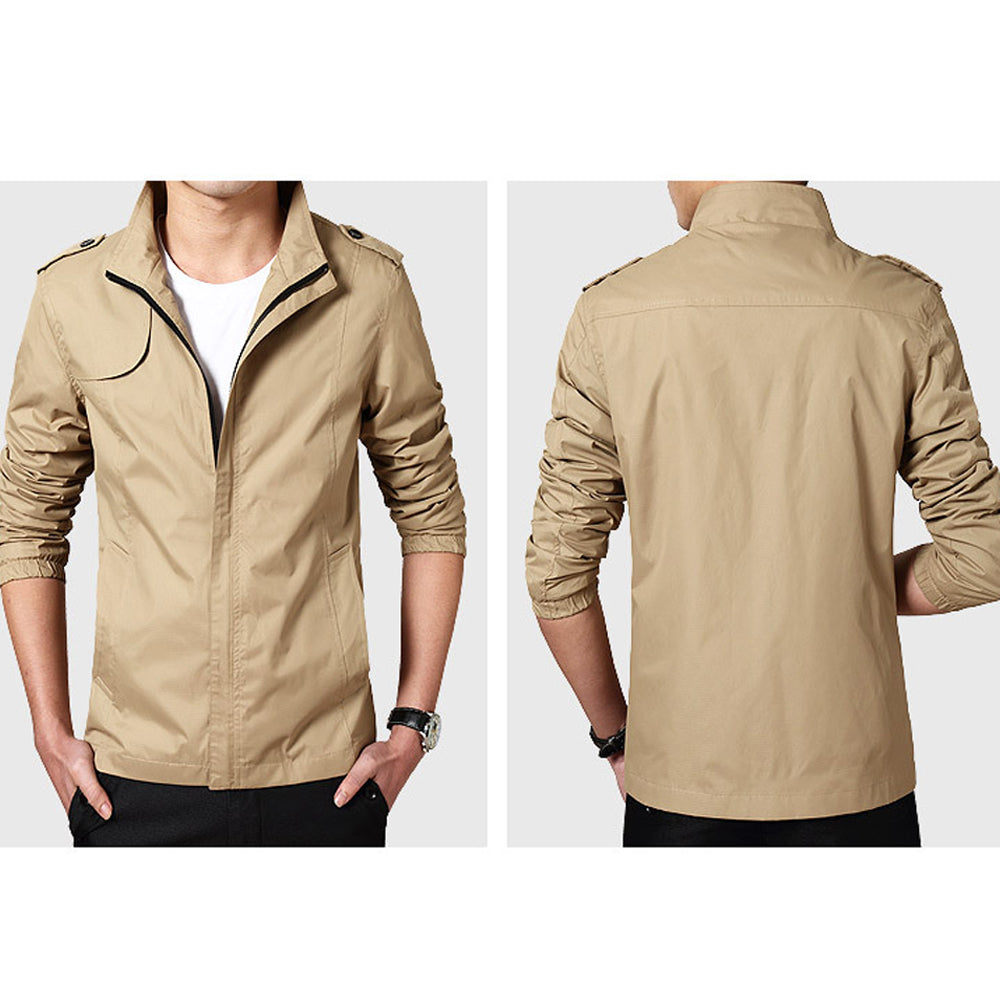 Macymars™ Men's Stand Collar Jacket Casual Spring Bomber Jacket