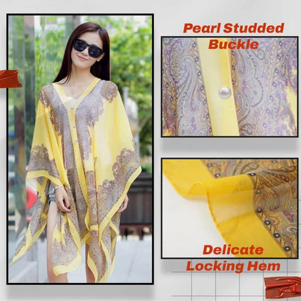 Macymars™ Versatile Sun Protection Chiffon Shawl