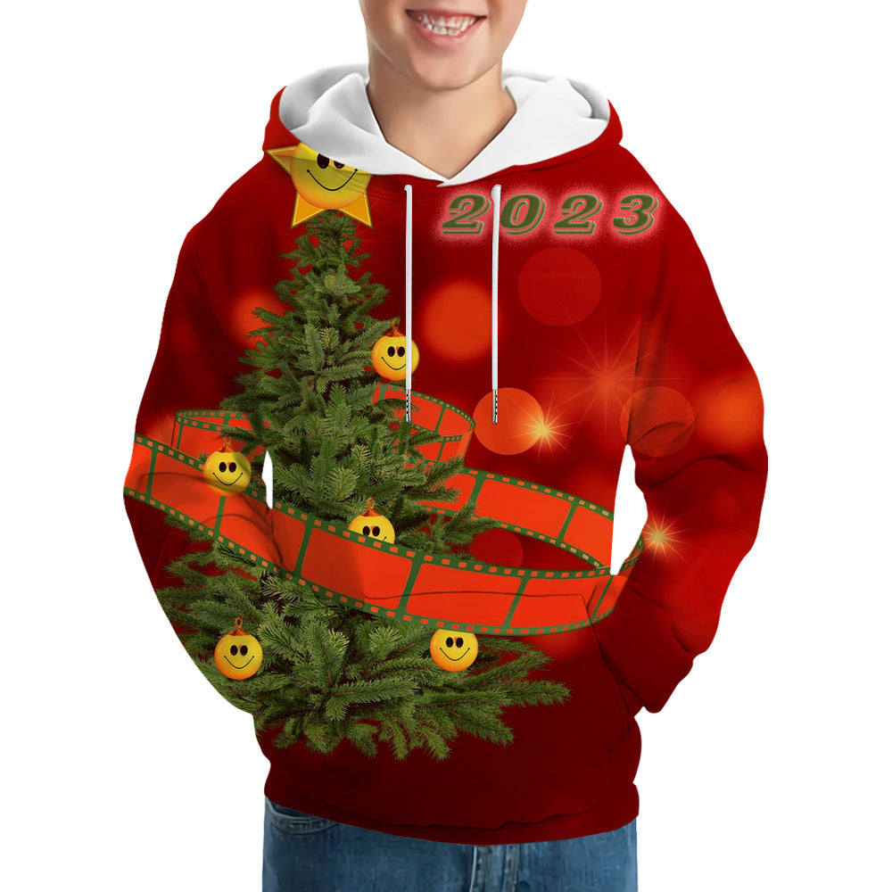 Macymars™ Christmas 3D print hooded sweatshirt